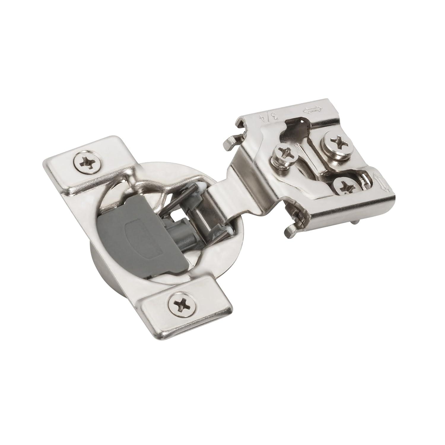 3/4 inch (19mm) Overlay Face Frame Soft Close Concealed Cabinet Hinge - 1 Pair