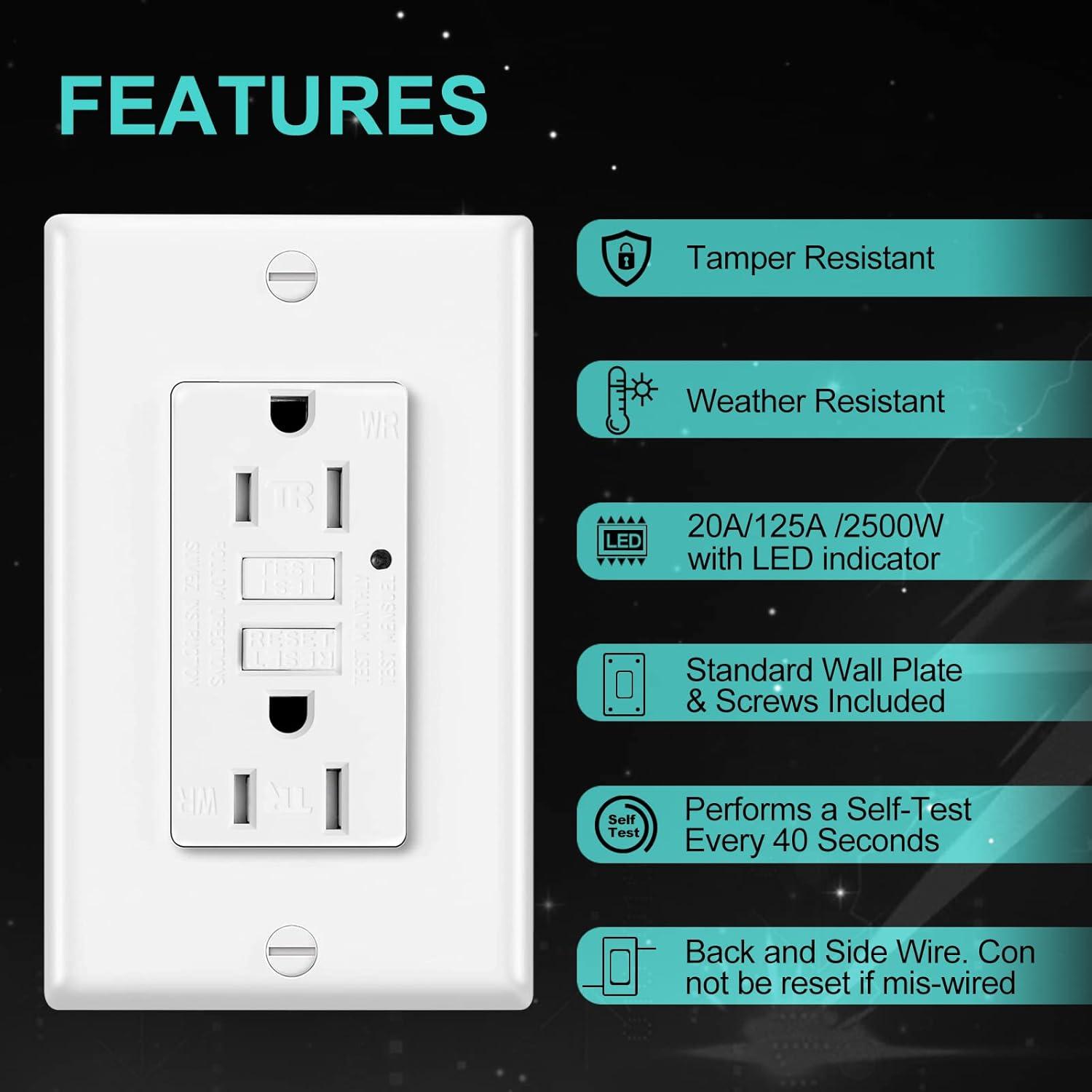 15 Tamper Resistant Single Outlet