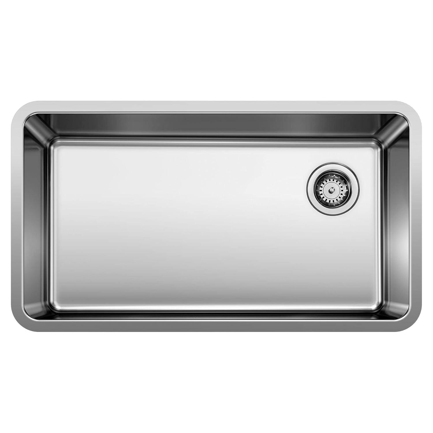 Blanco 442763 Formera 33" L x 18'' W Single Bowl Stainless Steel Undermount Kitchen Sink