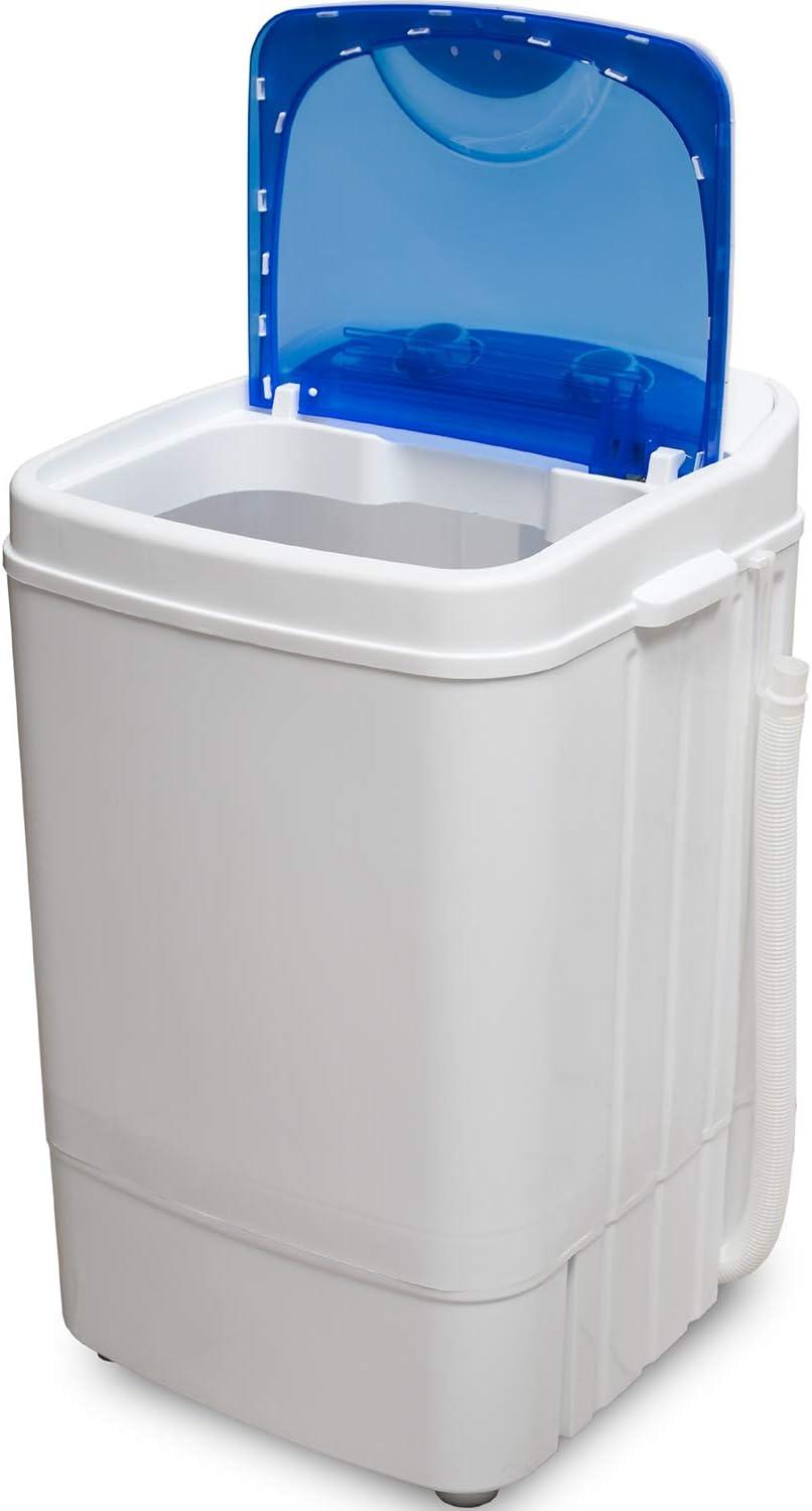 Deco Home Portable Washing Machine for Apartments, Dorms, and Tiny House with 8.8 lb Capacity, 250W Power, Wash and Spin Cycles, Includes Drainage Hose