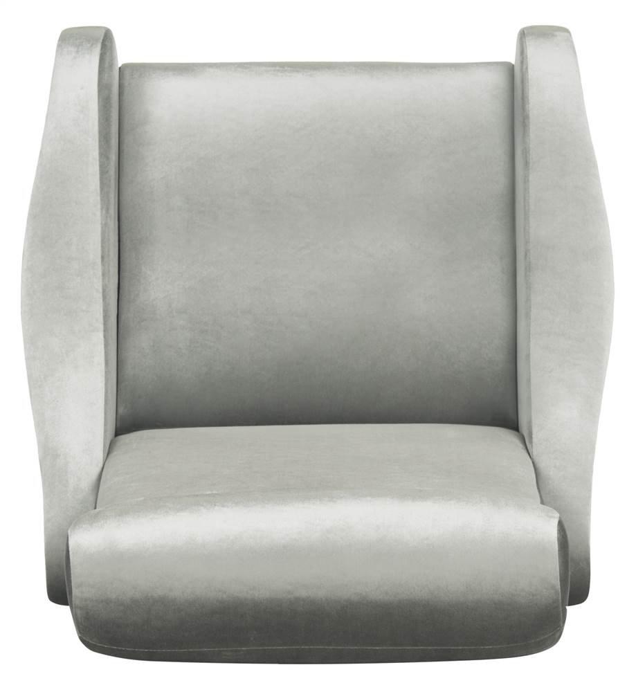 Elicia Accent Chair - FOX6260 - Light Grey - Safavieh