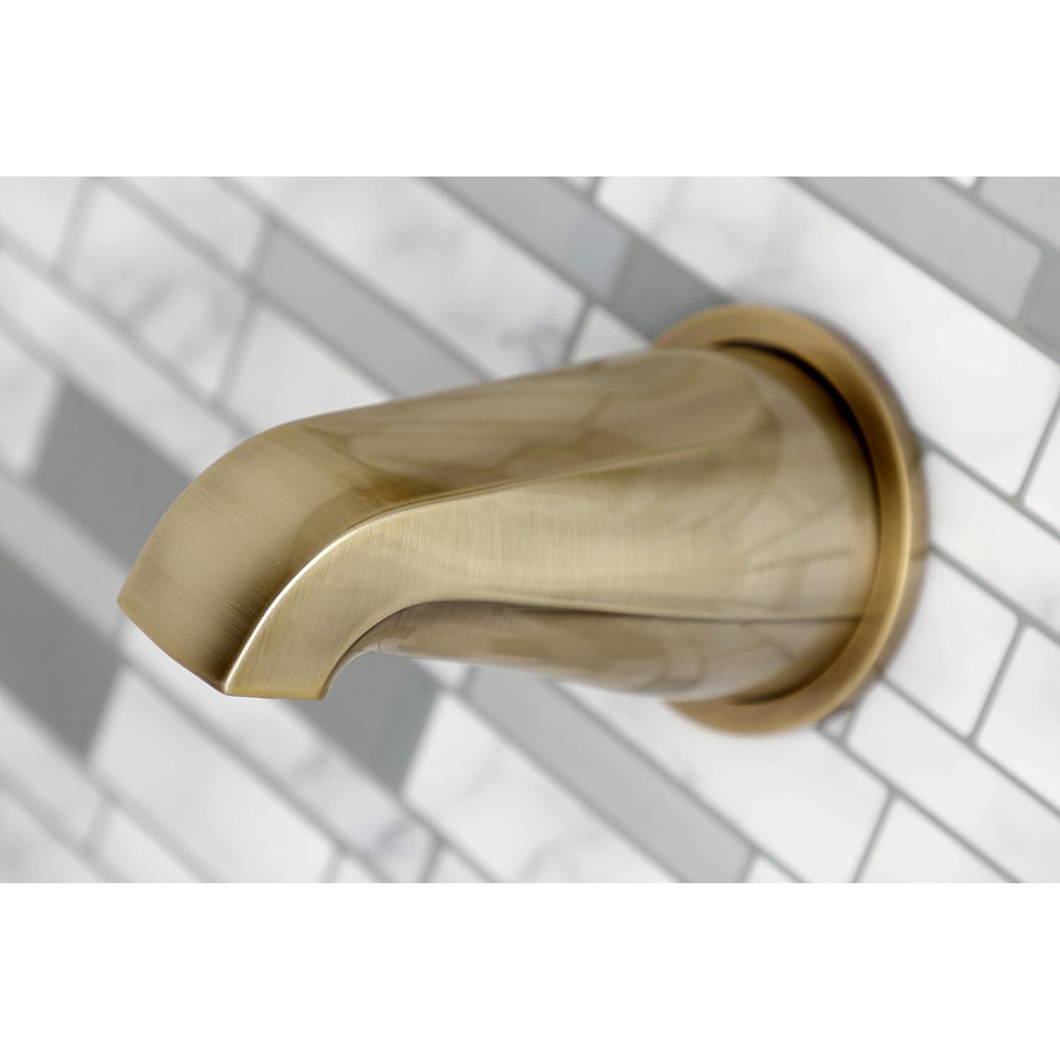 Kingston Brass Metropolitan Triple-Handle Tub and Shower Faucet