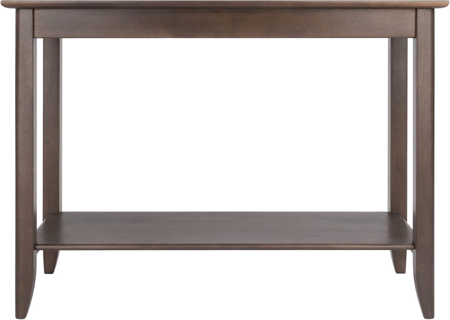 Santino Console Hall Table Oyster Gray - Winsome