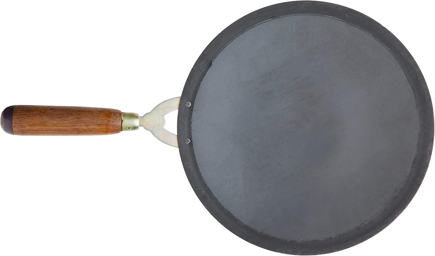 Noor 12-Inch Concave Iron Tawa Griddle