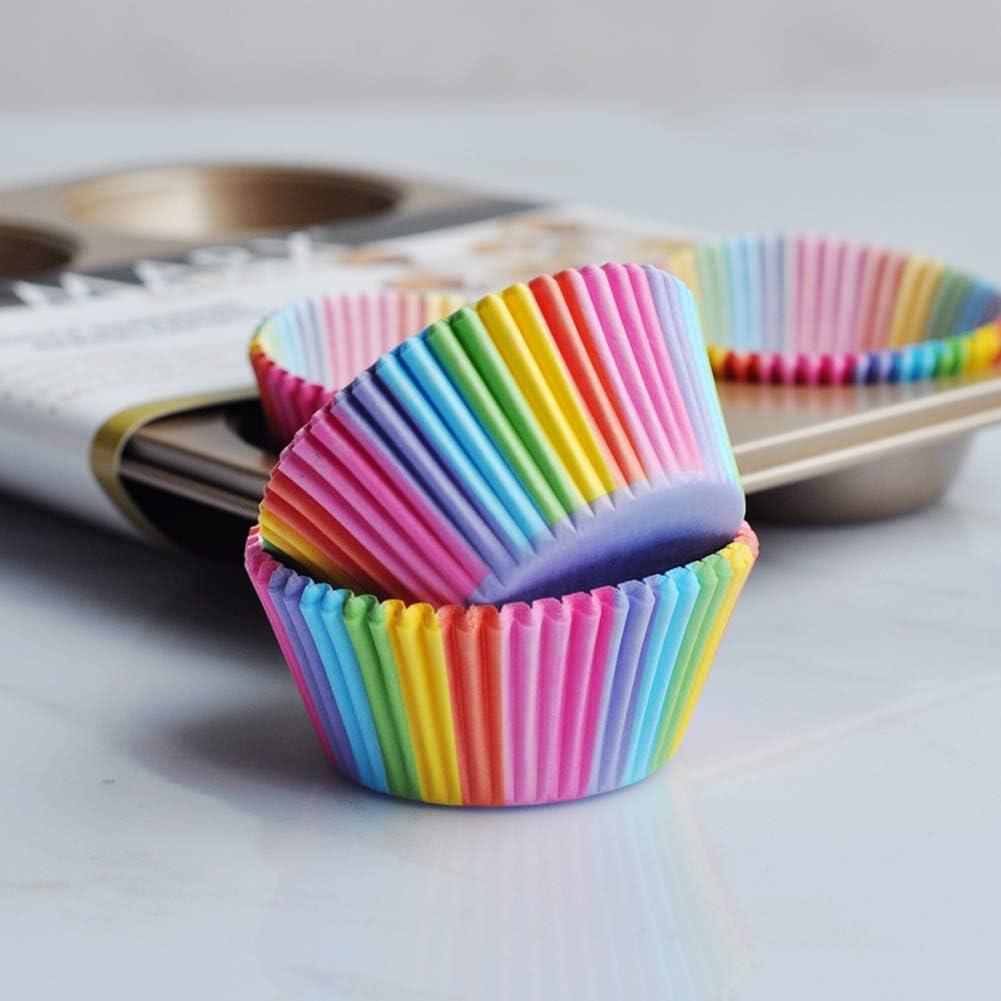 asjyhkr 100PCS Cake Blotting Paper Tray Nonstick Muffin Cases Molds Paper Cupcake Liners Cupcake Baking Cup Cupcake Paper Liner Standard Paper Cupcake Wrapper