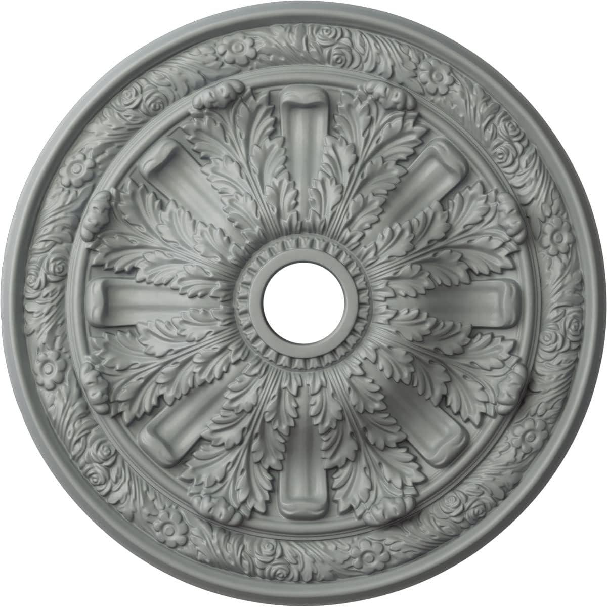 Ekena Millwork  30 in. OD x 3.88 in. ID x 3.25 in. P Architectural Accents - Flagstone Ceiling Medallion