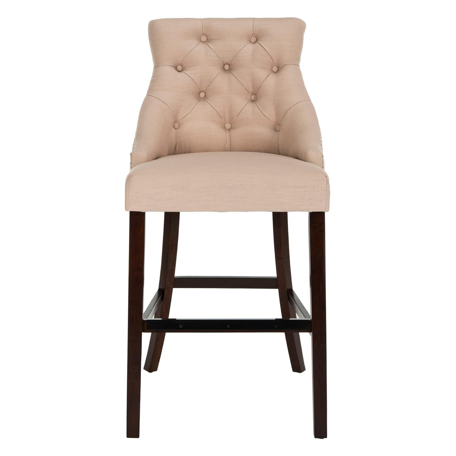 Safavieh Eleni Tufted Wing Back Bar Stool (Set of 2)