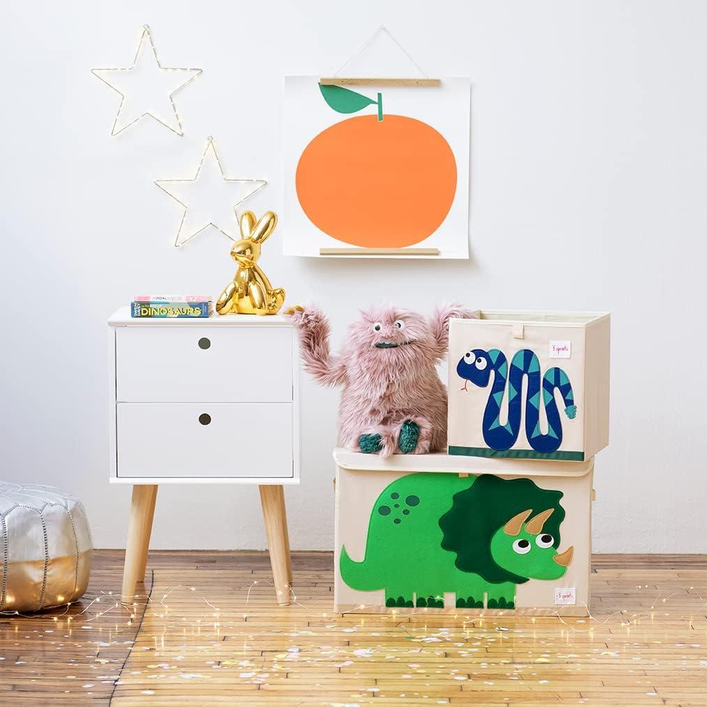 3 Sprouts 3 Sprouts - Toy Storage Cube for Baby and Kids - Snake