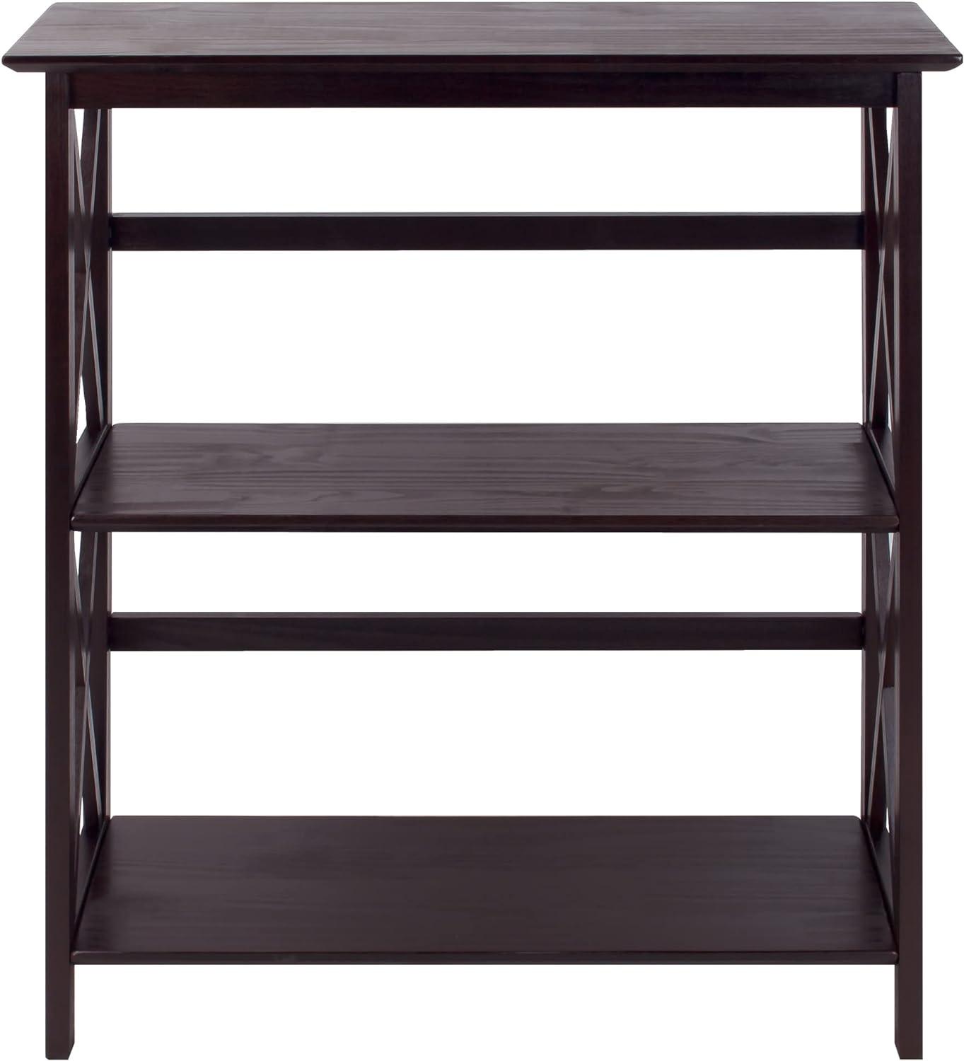 Casual Home Montego 3-Shelf Bookcase