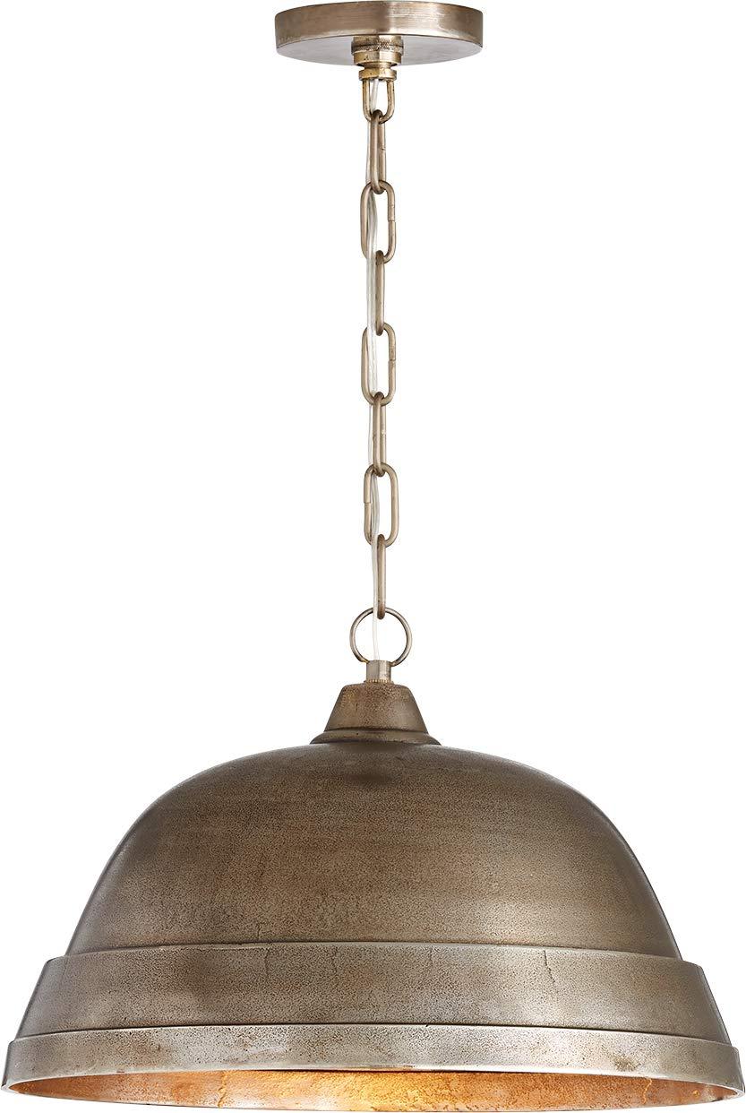 18 Inch 1 Light Pendant In Urban/Industrial Style 11.5 High By 18 Wide-Oxidized Nickel Finish    -Traditional Installation Capital Lighting 330311Xn