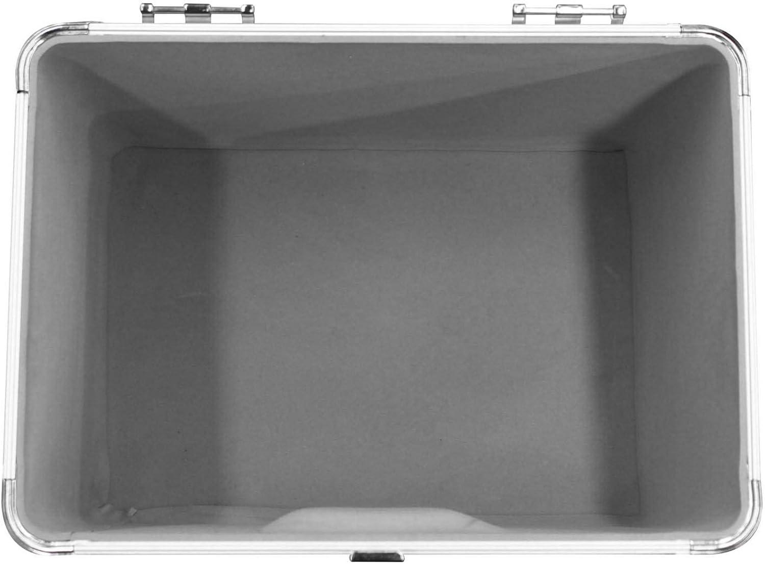Odyssey KROM Stackable Record Case for 70 12" Vinyl Records & LPs, Black