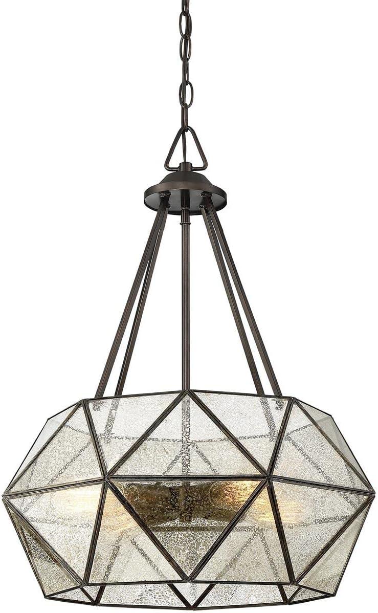 Sky 4 Light Metal Dimmable Geometric Chandelier