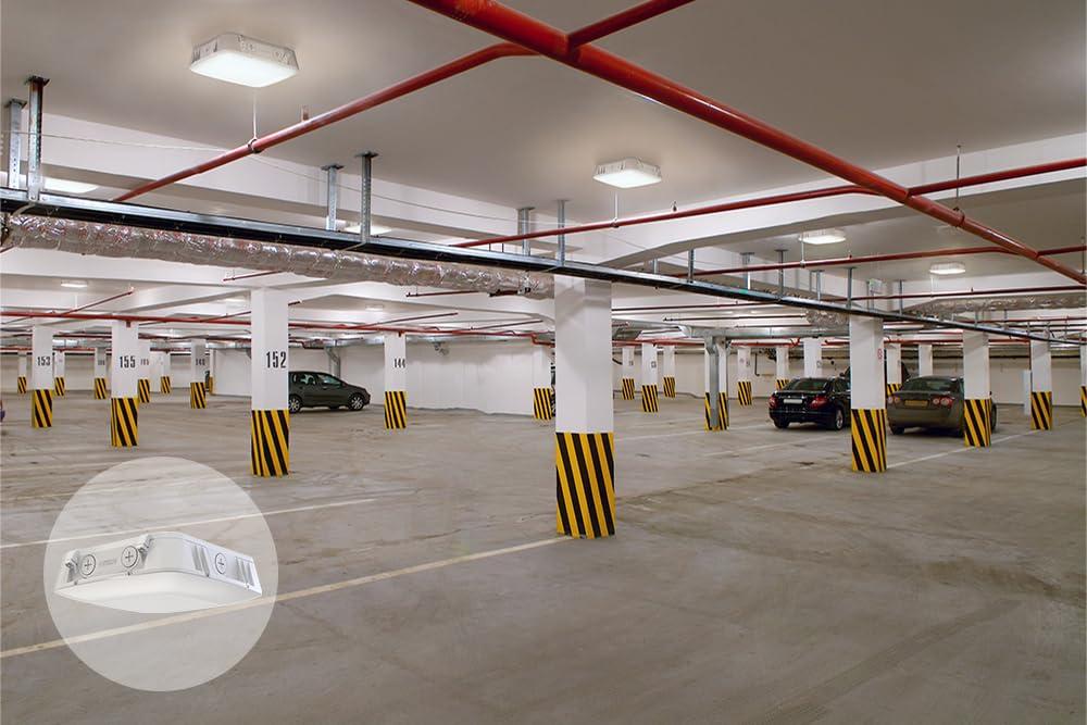 Lithonia Lighting Lithonia Lighting Outdoor CNY LED Canopy Light Photocell On/Off/10% Motion White