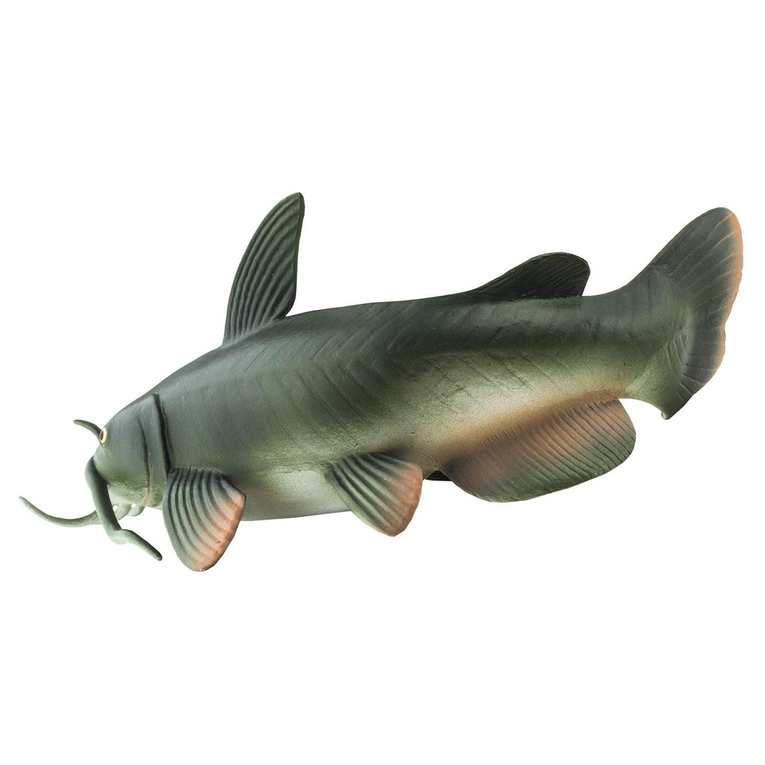 Safari Ltd. Catfish Figurine - Realistic 6" Fish Figure - Educational Toy for Boys, Girls, and Kids Ages 3+
