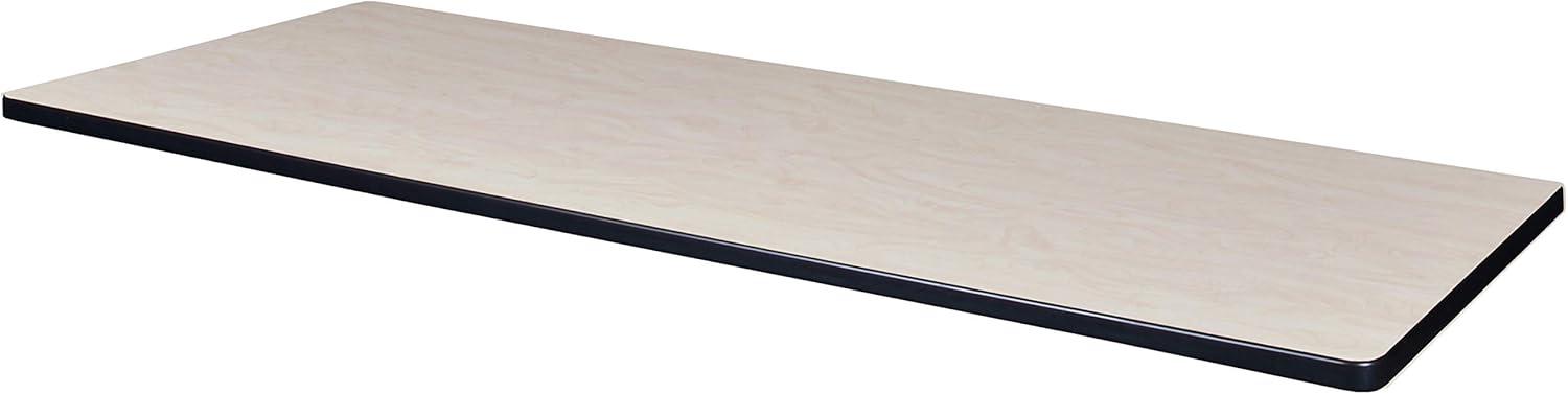 72 x 24 in. Rectangle Laminate Table Top, Cherry & Maple