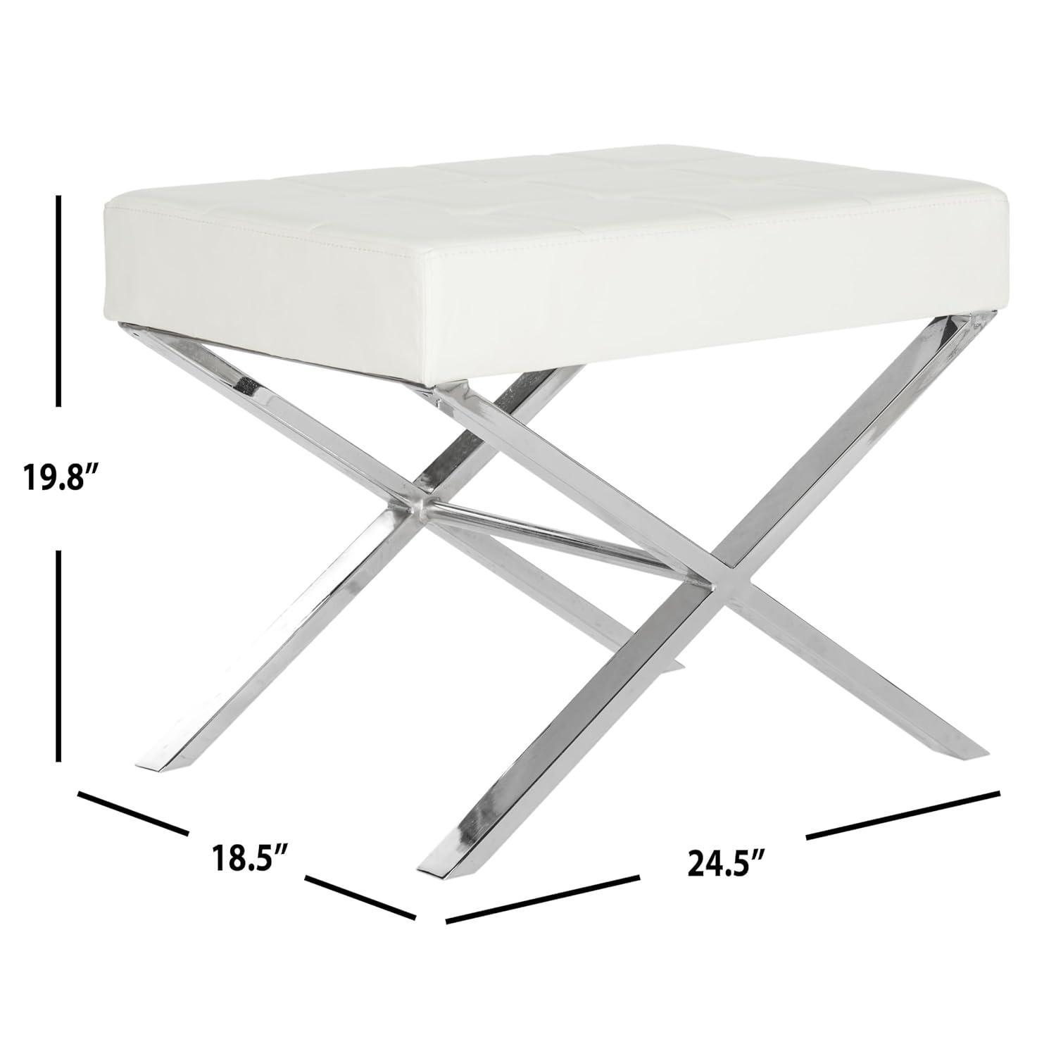 Ivy Bronx Halewood 24.5" Tufted Rectangle Standard Ottoman & Reviews | Wayfair