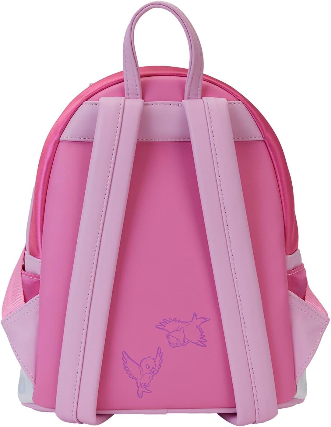 Loungefly Disney Cinderella 75th Anniversary Pink Bow Mini Backpack