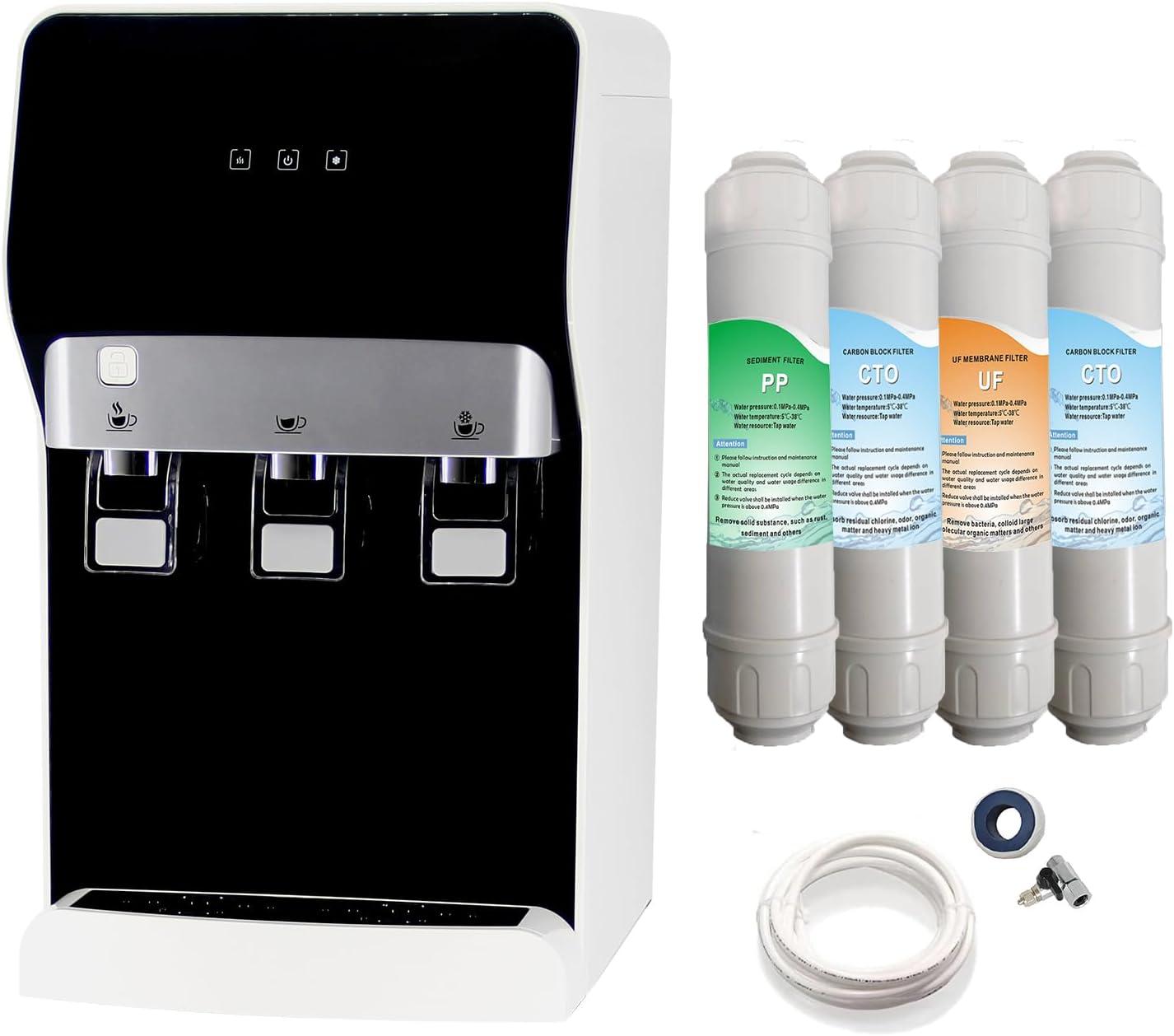 Soopyk Soopyk Black Countertop Bottleless Electric Filtered Water Dispenser