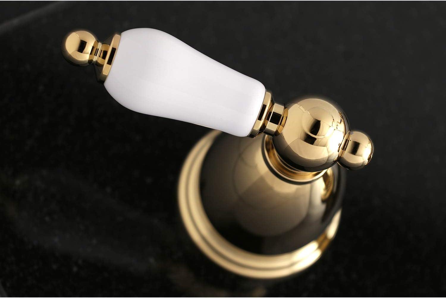 Kingston Brass Heritage Two-Handle 3-Hole Wall Mount Roman Tub Faucet