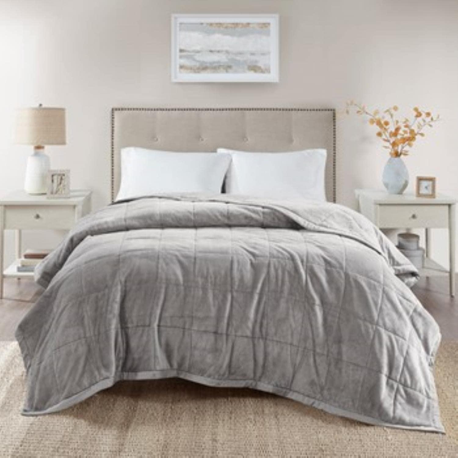 Madison Park Coleman Reversible HeiQ Smart Temperature Down Alternative Blanket