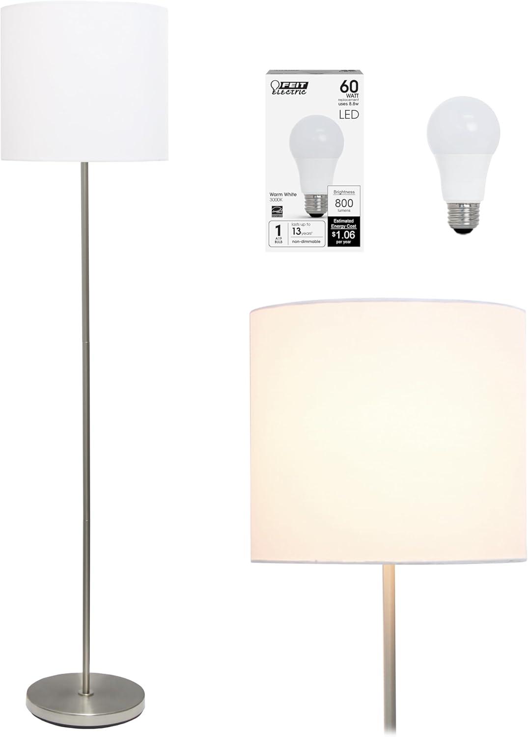 Drum Shade Floor Lamp - Simple Designs