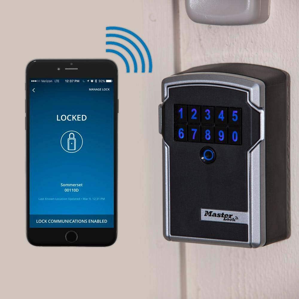 Master Lock Key Lock Box Bluetooth® Wall-Mount Personal-Use Lock Box