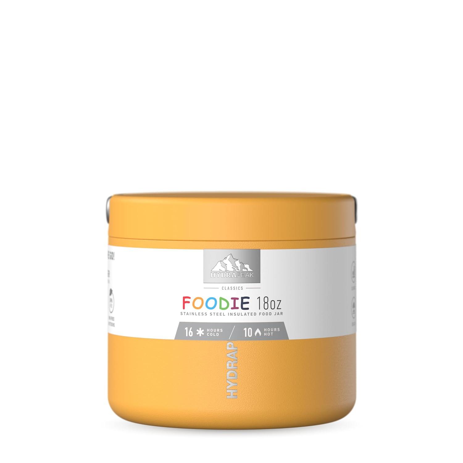 Hydrapeak 32 Oz Stainless Steel Vacuum Insulated Wide Mouth Leak-proof Thermos Food Jar For Hot And Cold, 10 Hours Hot 16 Hours Cold (Gray)