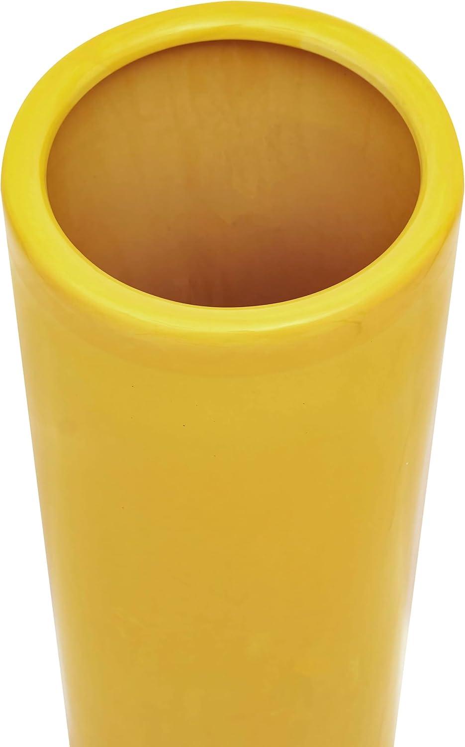 24" Bright Yellow Umbrella Stand