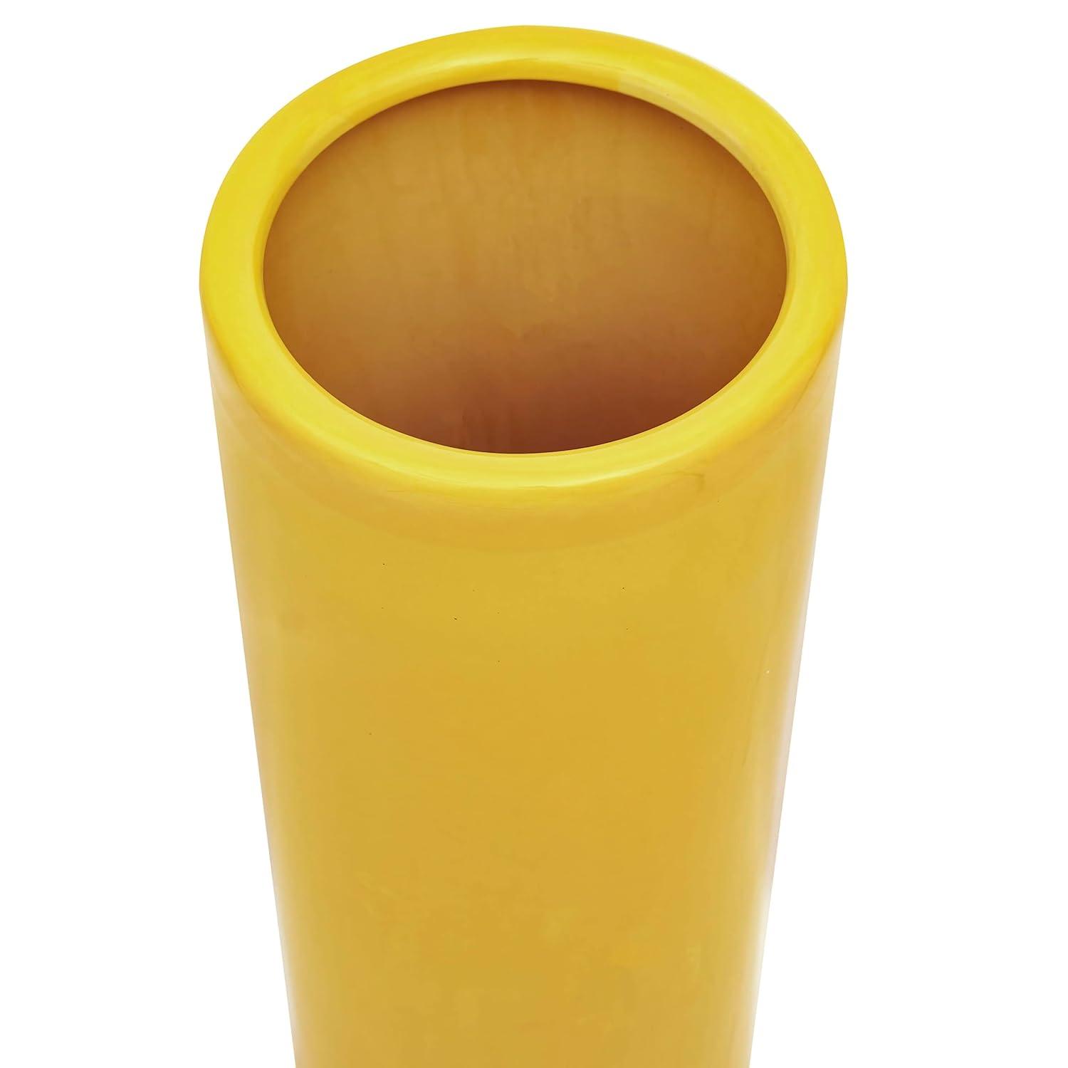 24" Bright Yellow Umbrella Stand