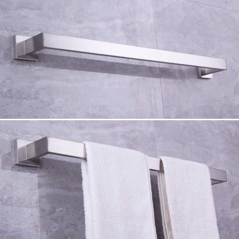 24'' Wall Mounted Towel Bar Towel Rack in Stainless Steel