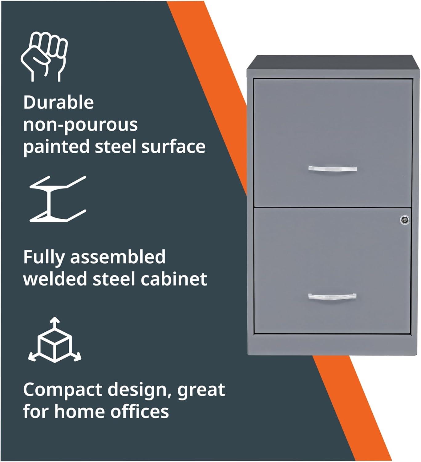 Lorell Soho 2-Drawer File Cabinet