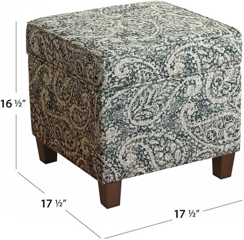 Sand & Stable™ Asha 17.5" Square Storage Ottoman