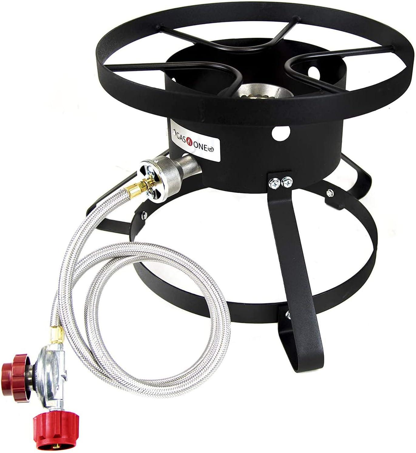 Red Steel Portable Propane Gas Outdoor Cooker