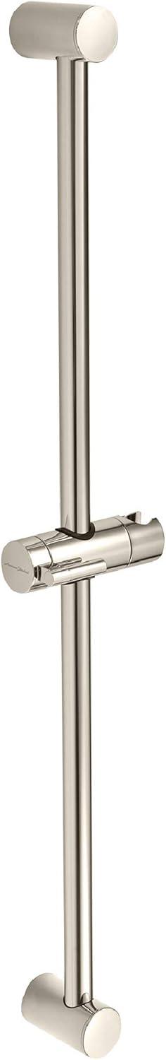 Polished Nickel Adjustable Wall-Mounted Shower Slide Bar