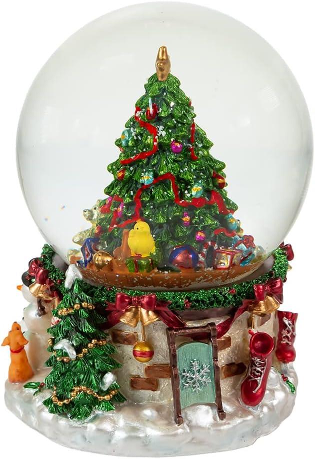 Kurt Adler 120MM Musical Christmas Tree Water Globe