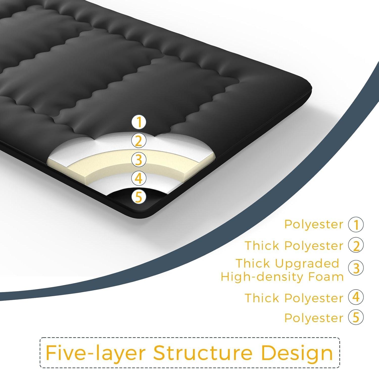 Alwyn Home 6" Extra Thick Japanese Floor Mattress