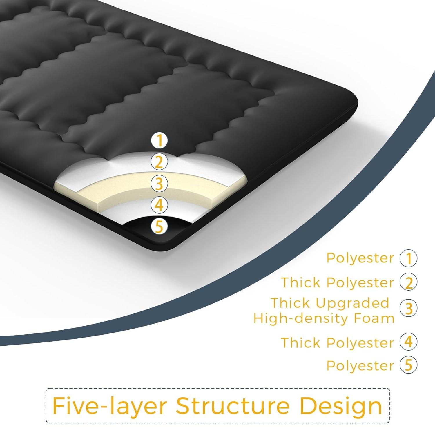 Alwyn Home 6" Extra Thick Japanese Floor Mattress