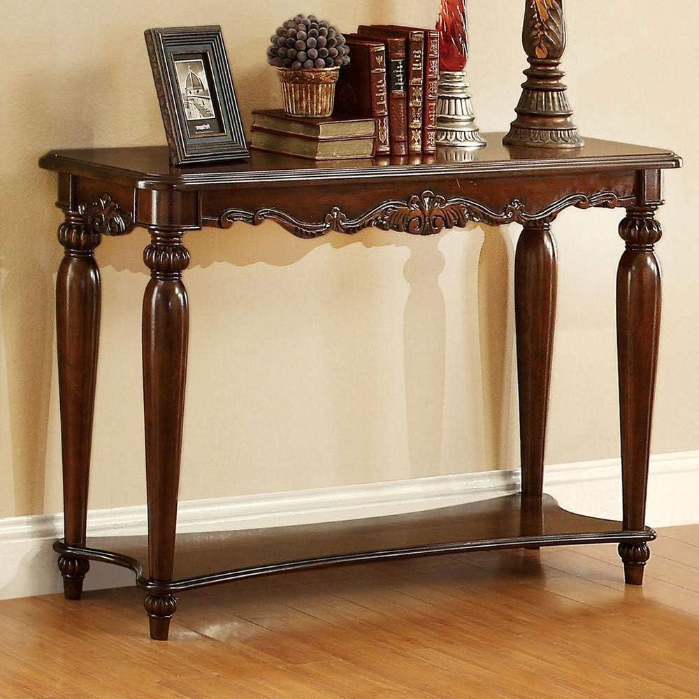 Maykoosh Handcrafted Haven Traditional Sofa Table, Cherry