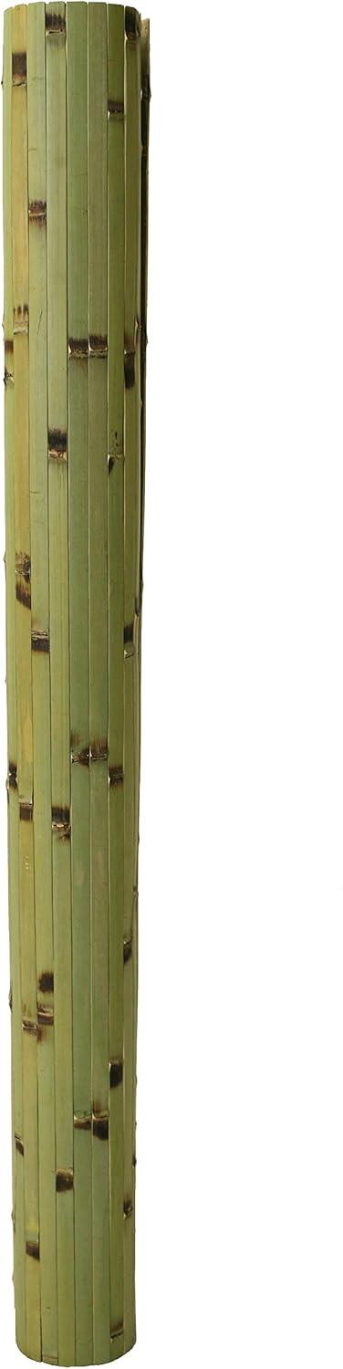 Forever Bamboo Wainscoting Wall Panel for Interior Decoration Bamboo Wall Panel Dark Green Burnt 48 in H x 96 in L