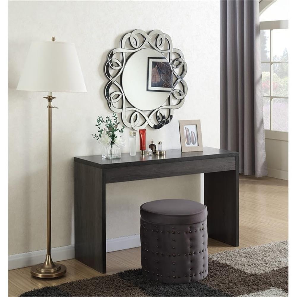 Convenience Concepts Northfield Hall Console Desk Table/Desk, Weathered Gray
