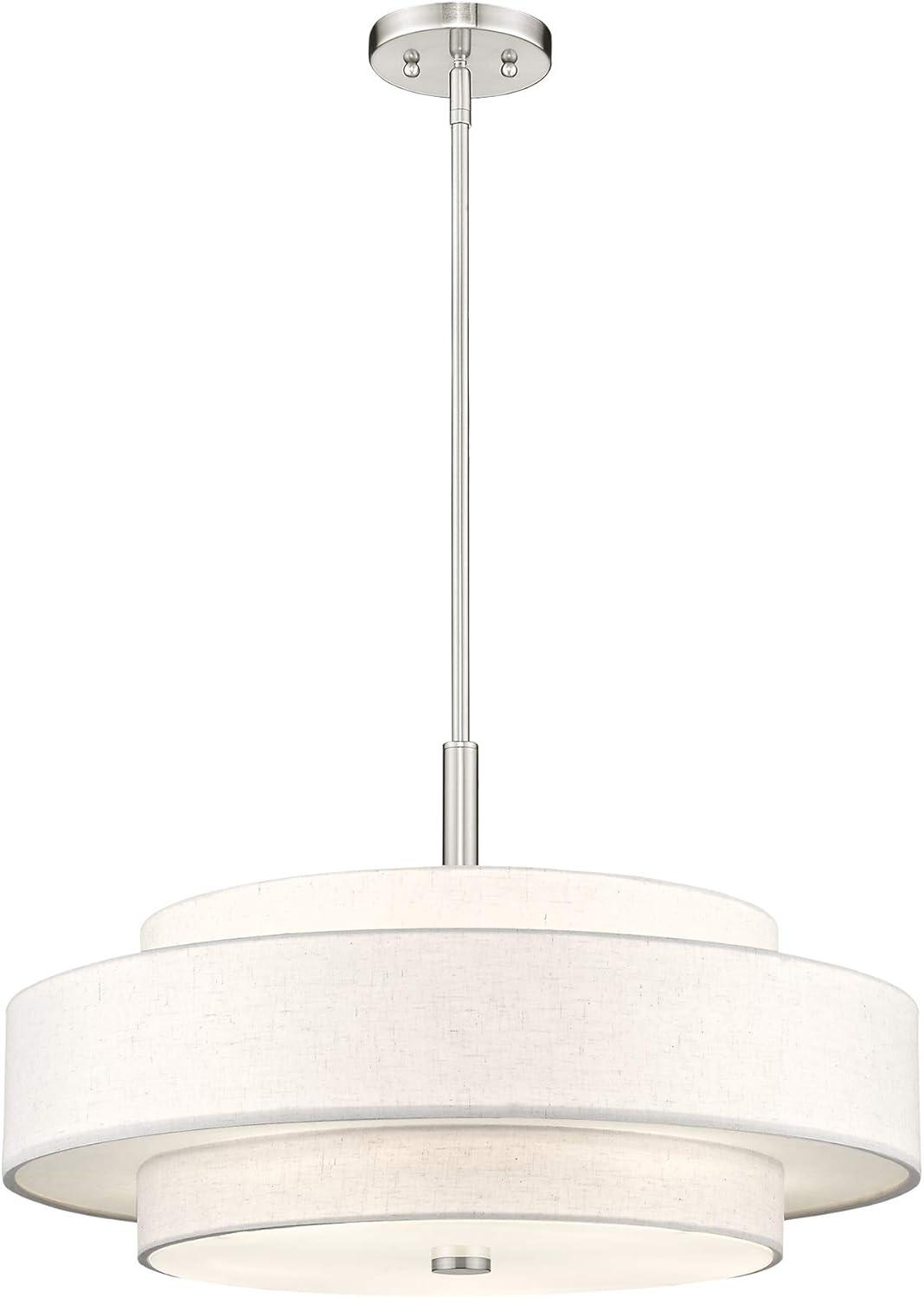 Livex Lighting Monroe 5 - Light Pendant in  Brushed Nickel