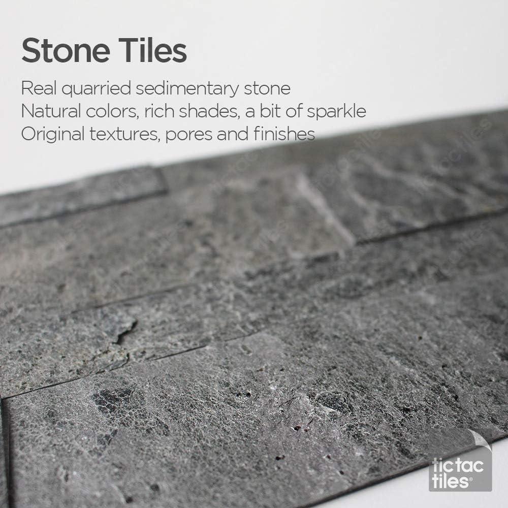 5.9'' W x 23.6'' L Natural Stone Peel and Stick Mosaic Tile