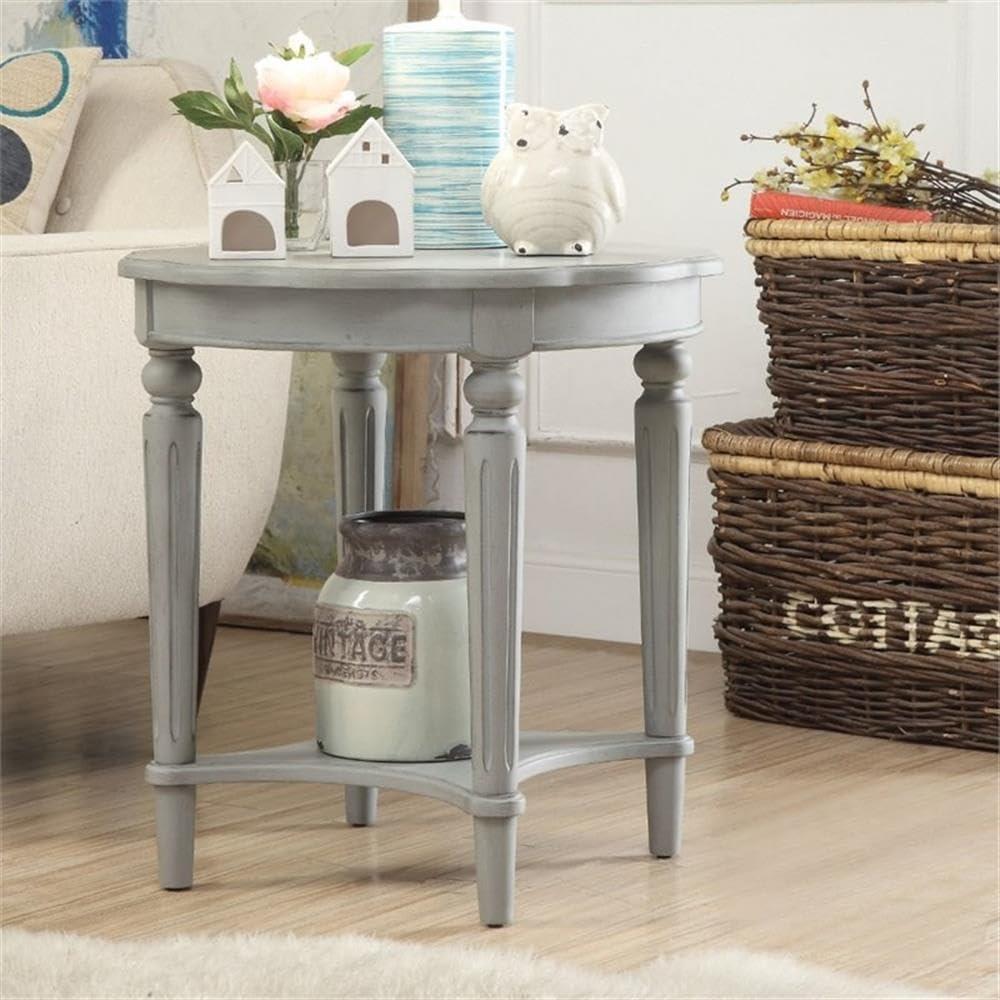 ACME Fordon End Table in Antique White