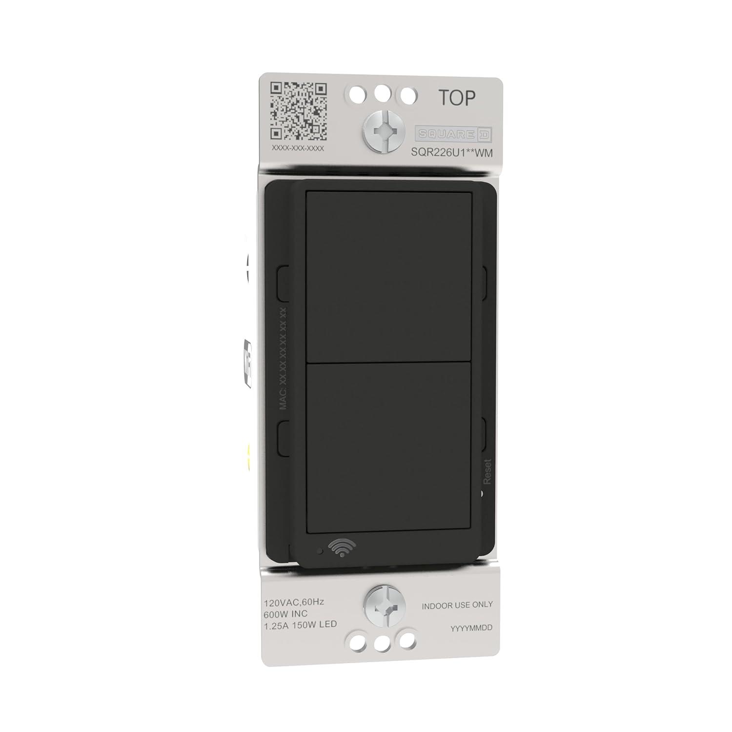 X Series 15 Amp Single Pole/3-Way Matter Smart Wi-Fi Rocker Switch Light Switch, Beige SQR141U1LAWM