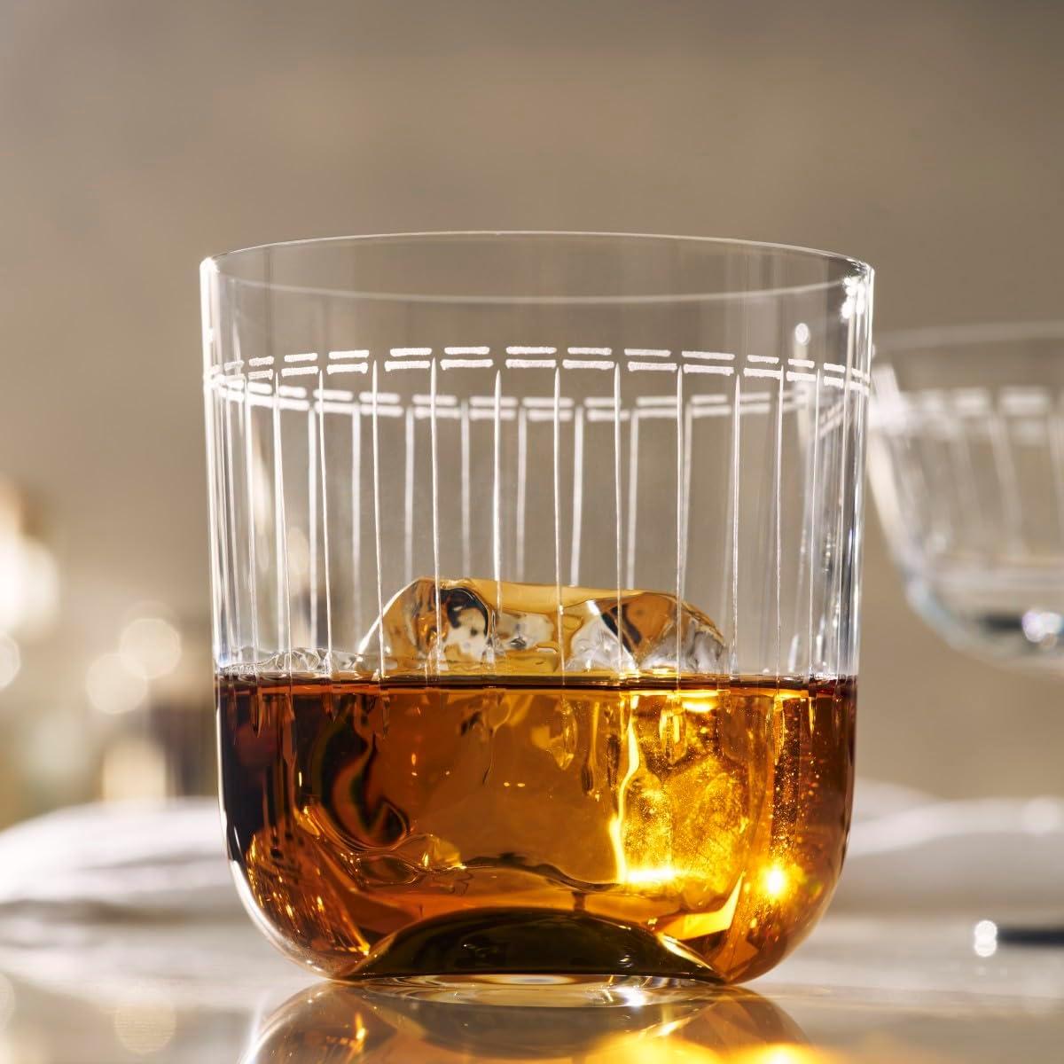 Zwiesel Glas Handmade Glamorous Crystal Glass, 11 Ounce Whiskey (Set of 2), Clear