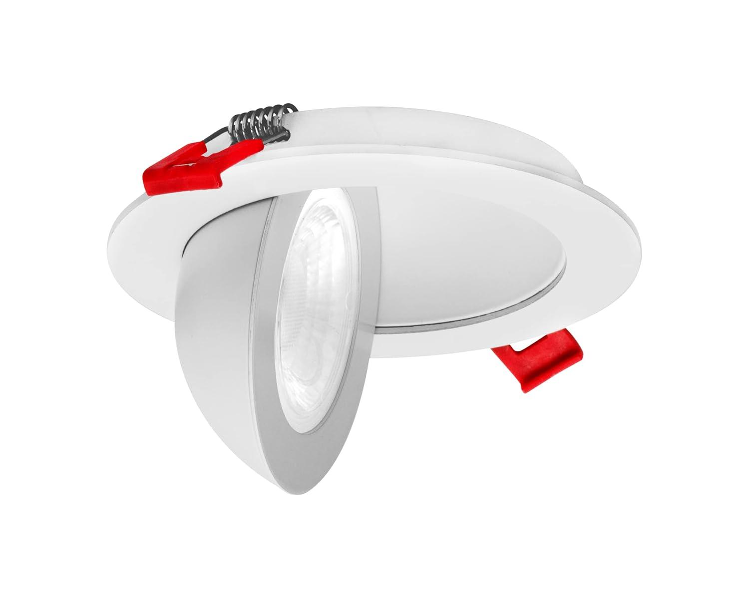 DGF43 4'' Selectable Color Temperature Dimmable Air-Tight IC Rated LED Canless Recessed Lighting Kit