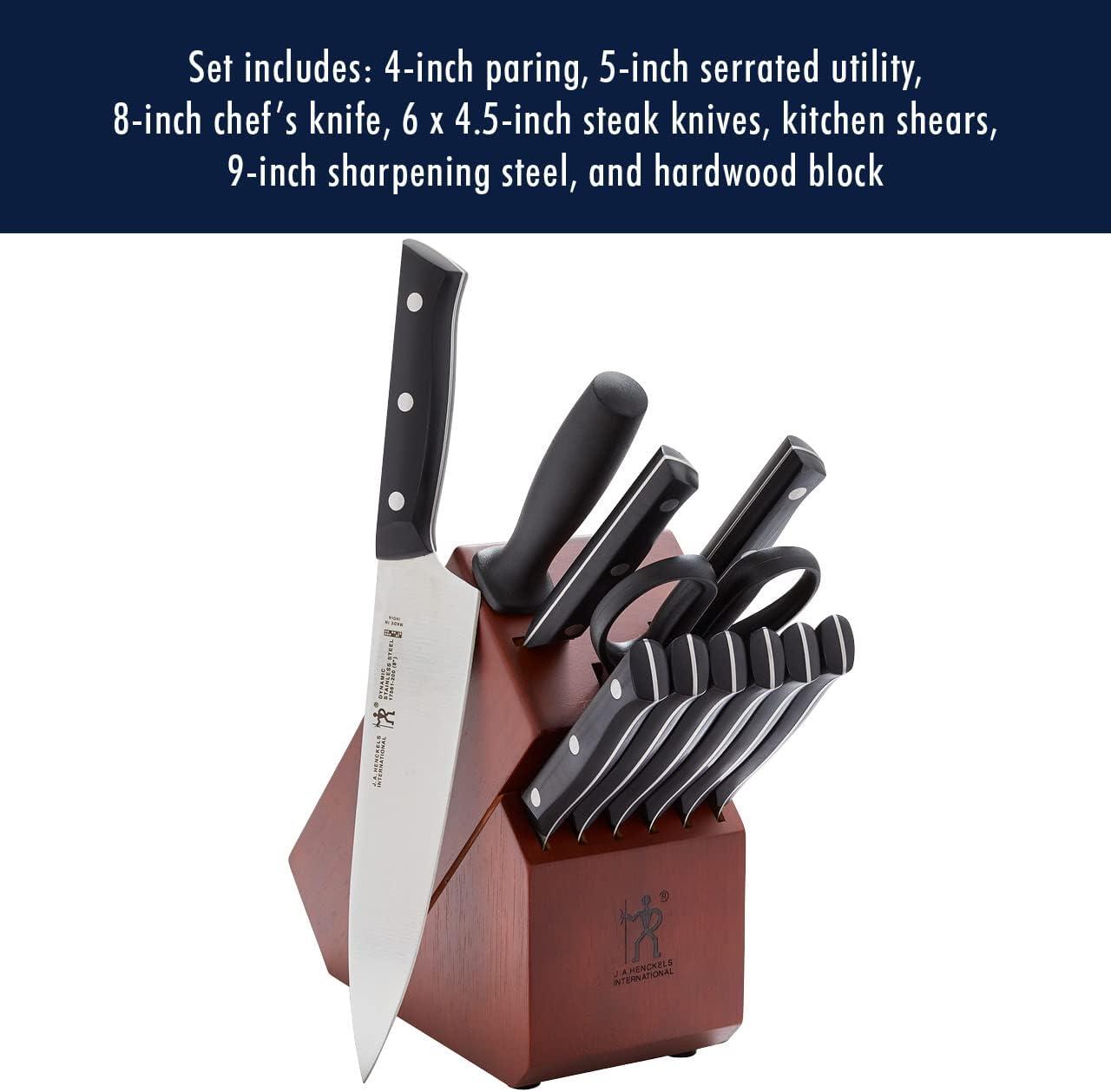 Henckels Dynamic 12-pc Knife Block Set