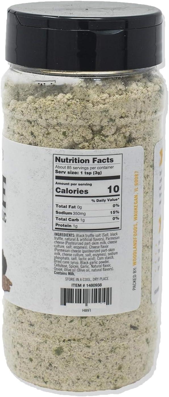 Epicurean Specialty Truffle Seasoning with Parmesan and Black Garlic 9 Ounce
