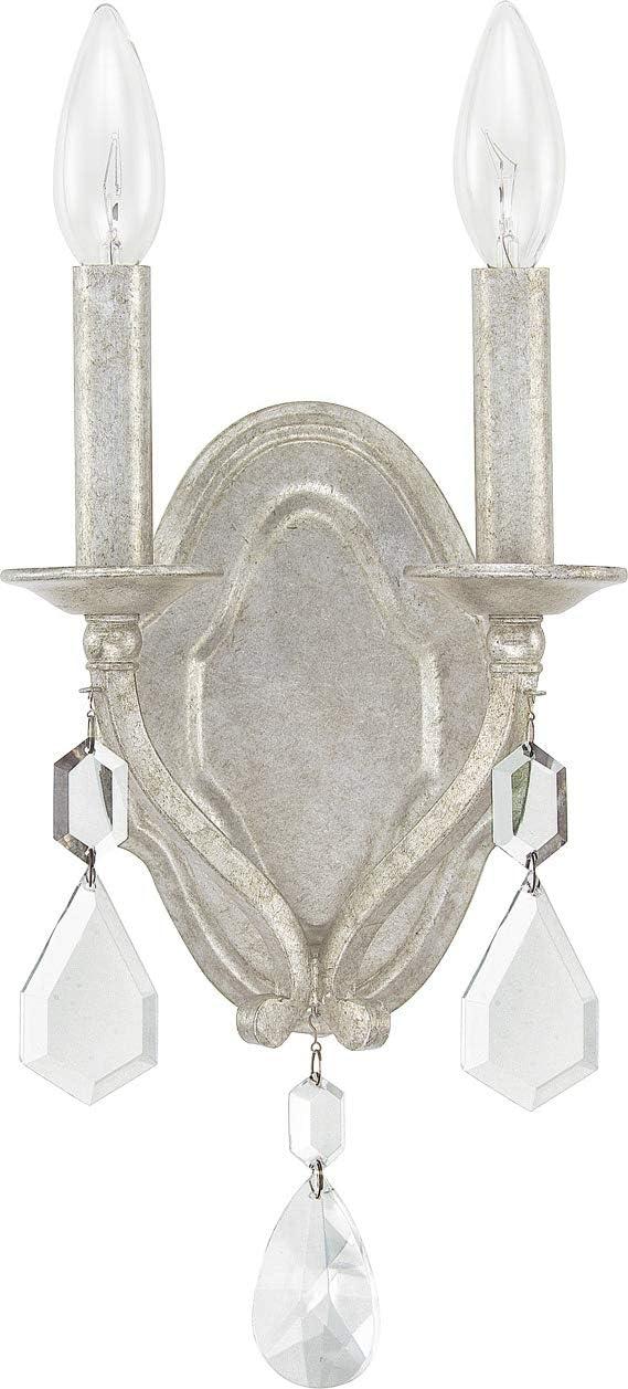 Capital Lighting 1617AS-CR Two Light Wall Sconce