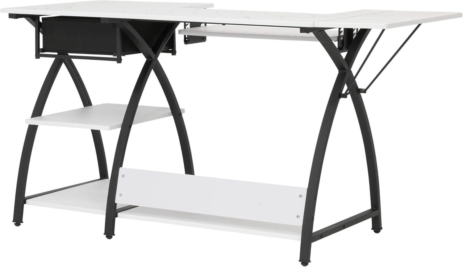 47.25'' x 23.5'' Sewing Table with Sewing Machine Platform